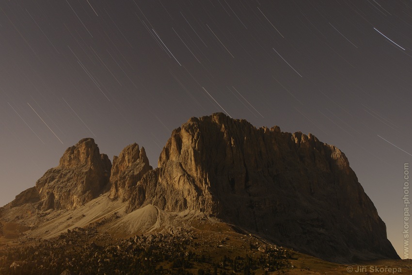 Dolomity - Passo Gardena - Sassolungo