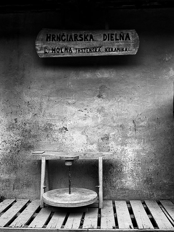 Hrnčiarska dieľňa.