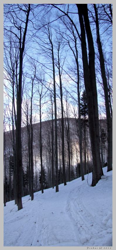 cestou na hreben Radhoste