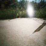 světýlko pozoruje šmouhu neznámého původu