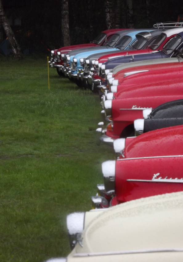 Škoda Historic za deště