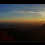 Západ v barvách podzimu