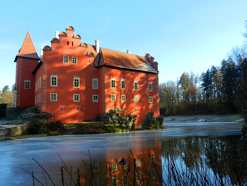 Červená Lhota  v zimě