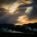 Sunset II. Hrafntinnusker, Iceland