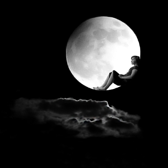 když jsem byla na měsíci....