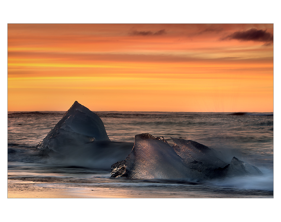 Ráno v Jökulsárlónu