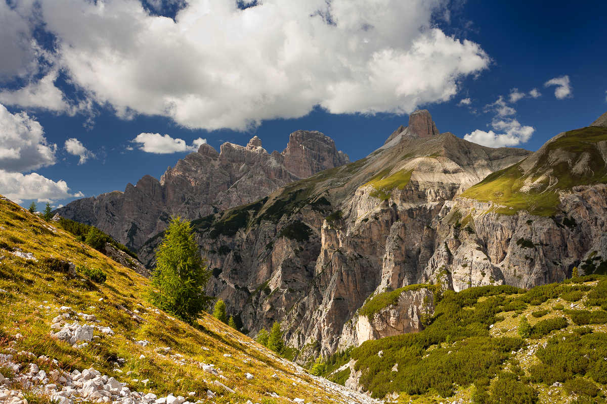 Z procházek po Dolomitech.