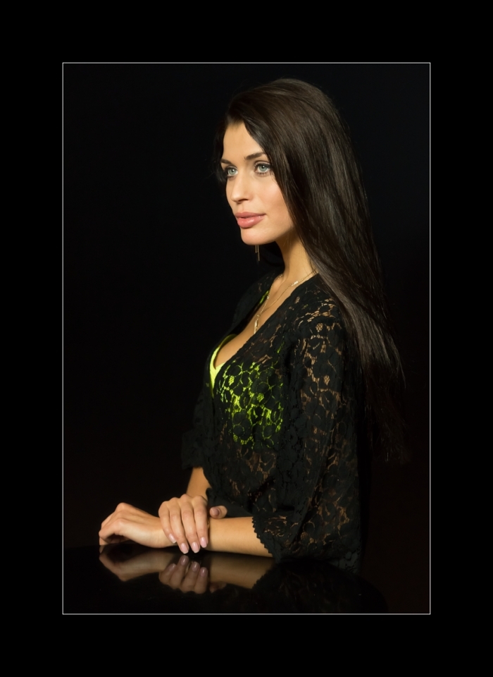 Girl in black