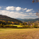 Vesnička v podhůří Lužických hor.