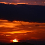 Západ slunce v Krkonoších