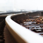 Zmrzlá kolej od zmrzlýho fotografa se zmrzlým foťákem :-)