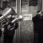 balkánská dechovka na Václaváku