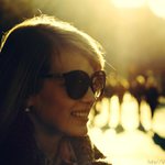 Street, sun and smile