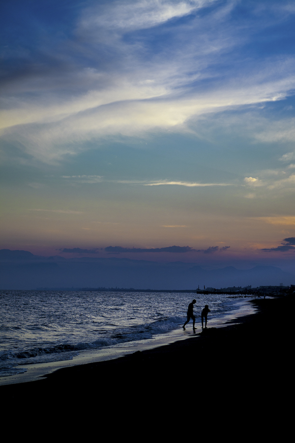 Evening on the beach