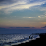 Evening on the beach