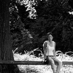 spící slečna v zoo