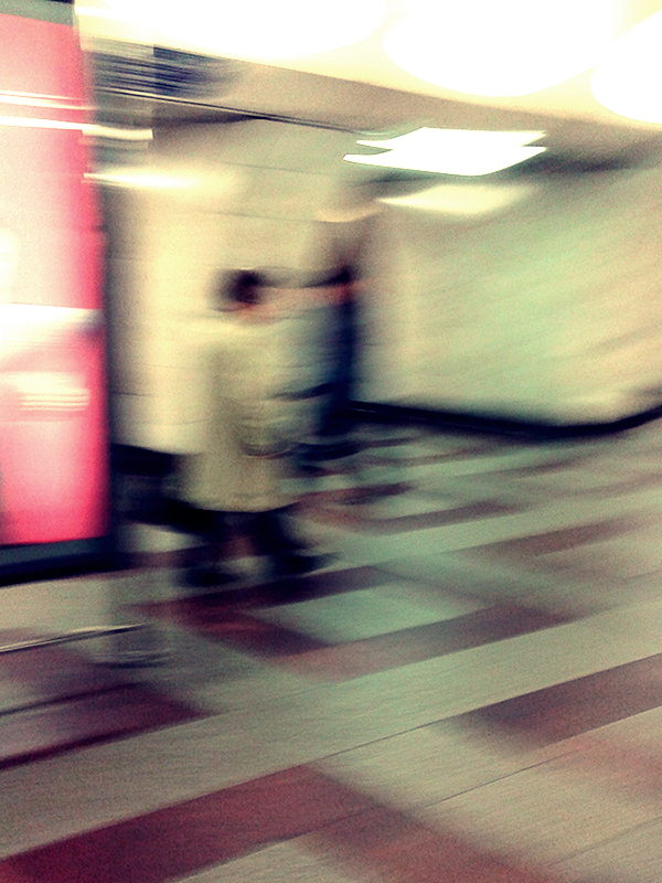 myslivec jde a náhle mu do cesty vběhne jelen