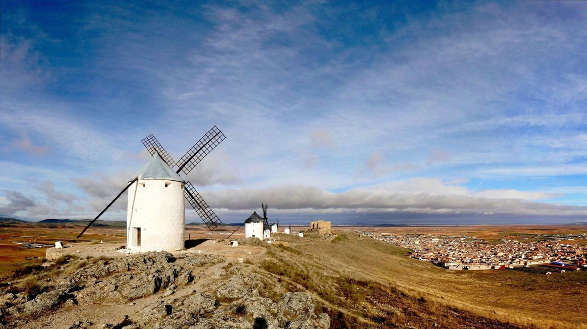 Don Quijote za hradem