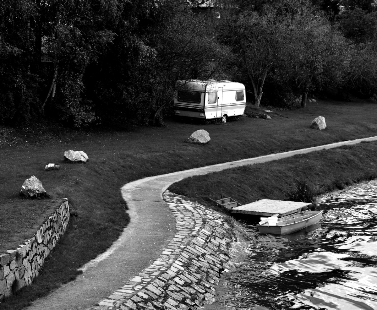 Cooking meth by the river