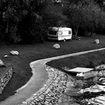 Cooking meth by the river