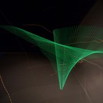 Zas to zelený podsvícení mostu