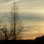 Pozdní západ slunce