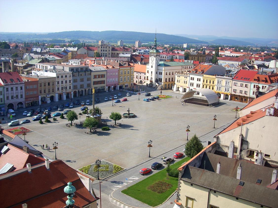 náměstí v Kroměříži