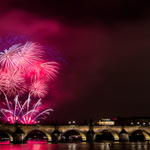 Praha 1.1.2015 - ohnostroj