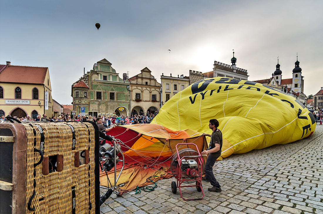 Balony v Telči