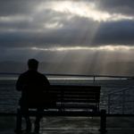 Ta jemná záře nad Pacifikem