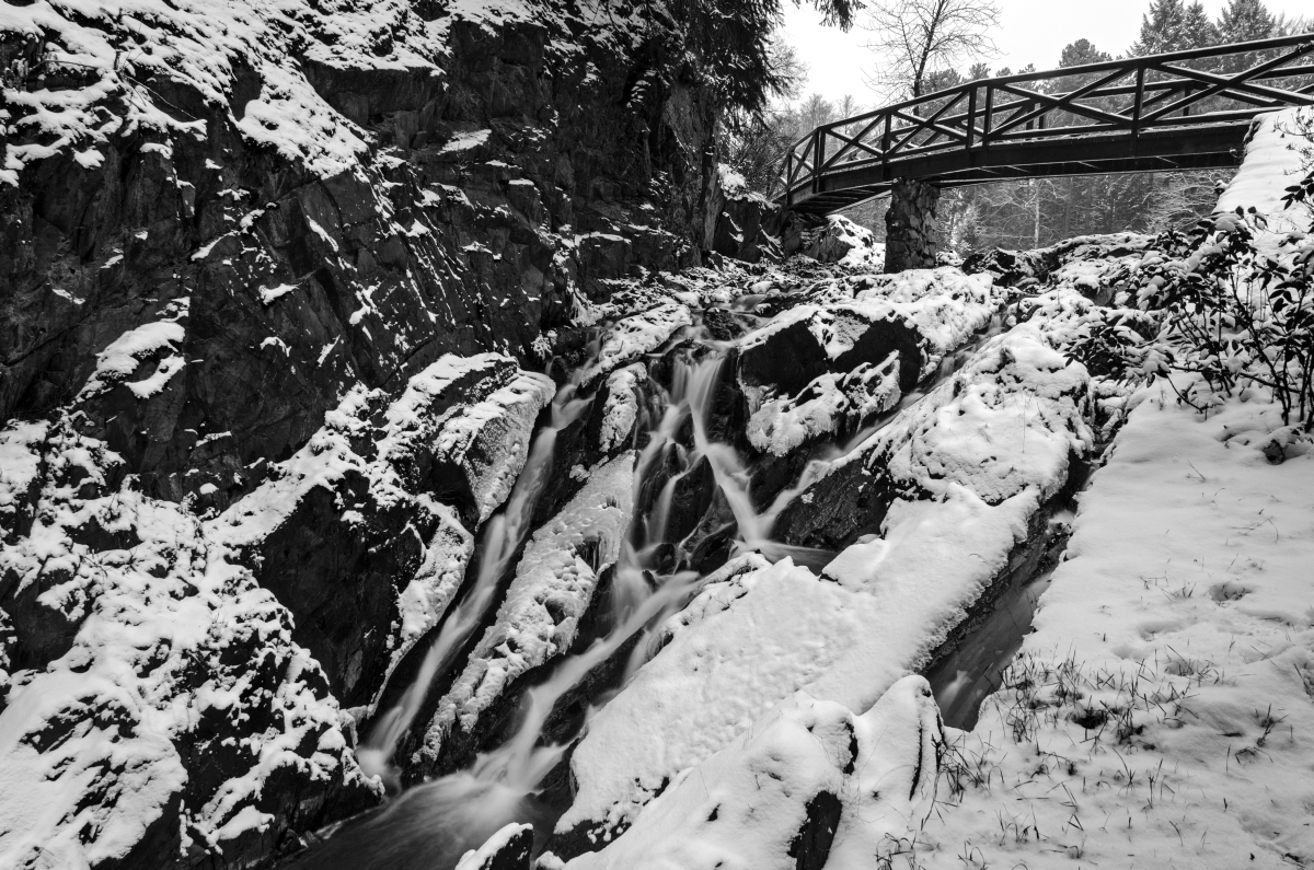 Vodopád v průhonickém parku