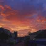 Červánky nad městam