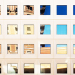 ..Fasáda moderního domu v Sacramentu..