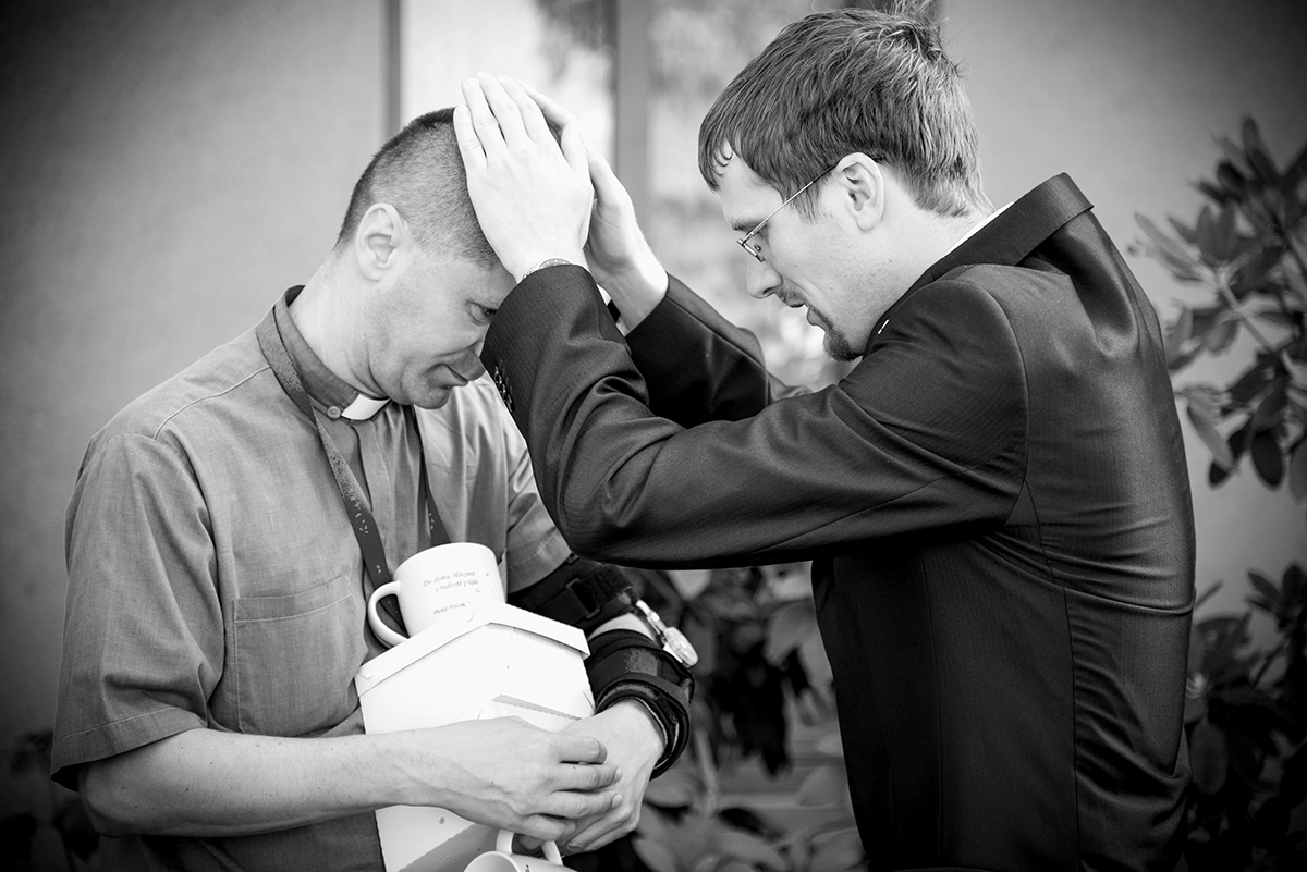 První novokněžské požehnání...