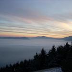 Východ Slunce z Velkého Javorníku