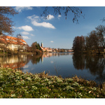 V zámeckém parku v Telči