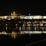 Noční Pražský hrad