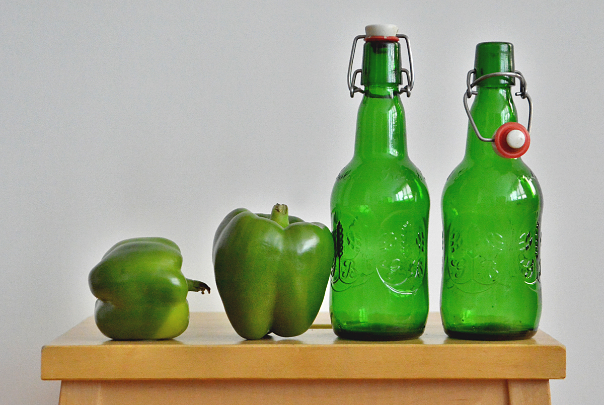 Green bottles