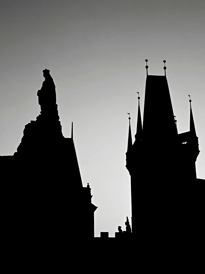 Prague in black