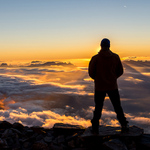 Západ slunce pod Mont Blancem 2