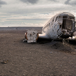 ..opuštěný DC-3 poklad na pláži Sólheimasandur..