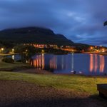 ..půlnoc na Islandu (v červenci)..