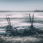 zamrzlý rybník ...