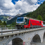 Švýcarsko (Preda - Bergün) Glacier Express (Rhätische Bahn)