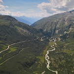 Z Grimselpass na Furkapass