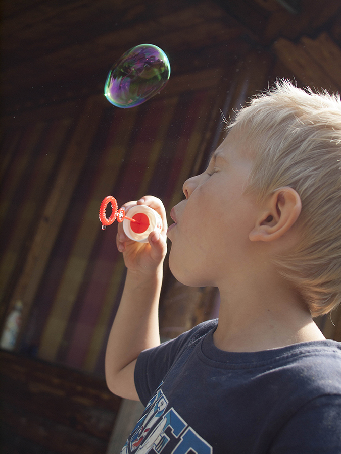 bubble man