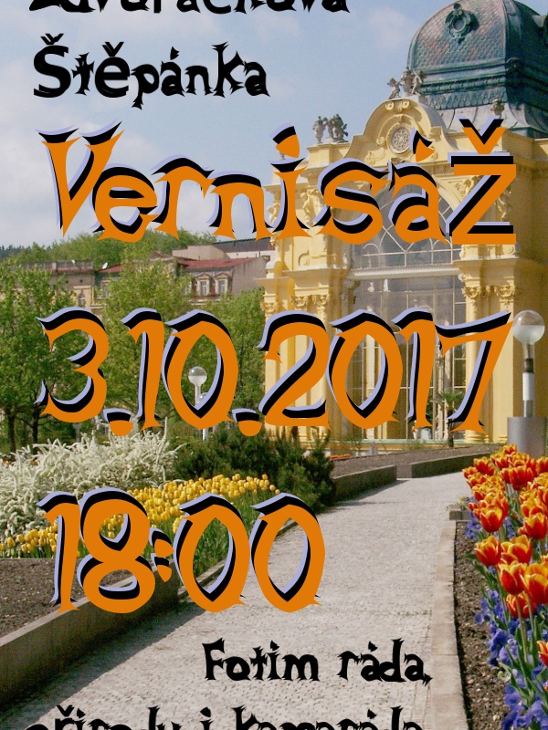 Pozvánka na výstavu v muzeu v Mariánských Lázních