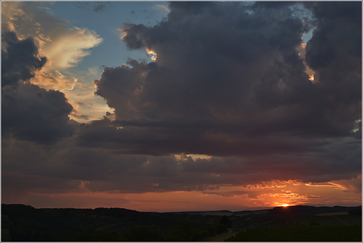 letní bouřka na dohled