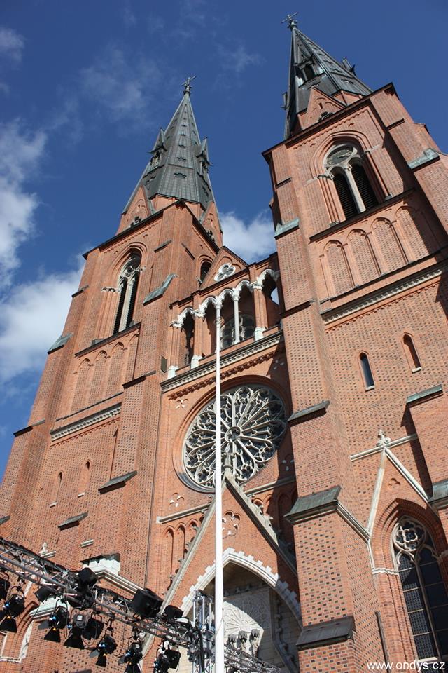 Uppsala, největší chrám skandinávie