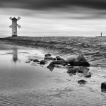 Baltské pobřeží při odlivu